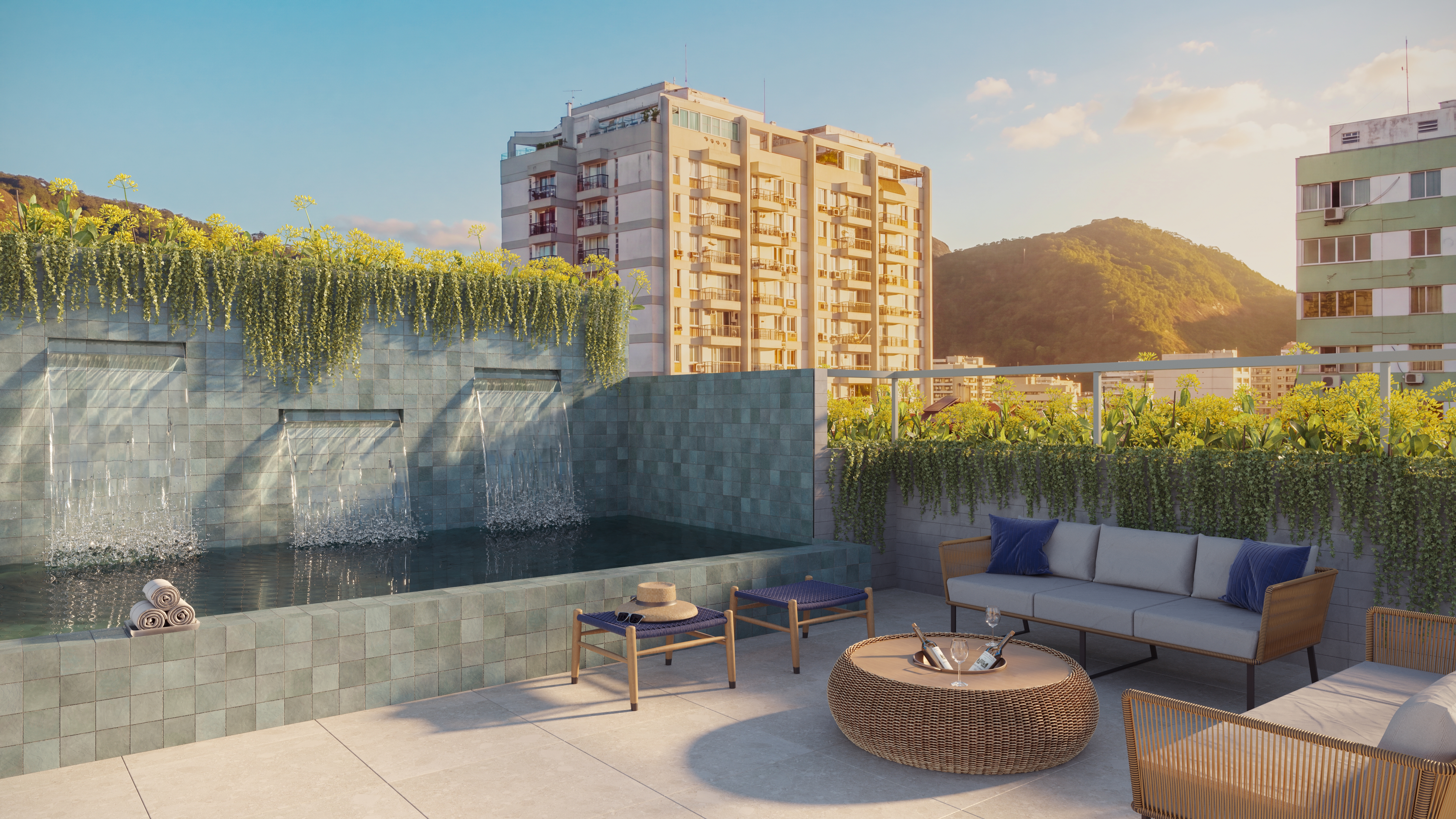 Piscina do Fevereiro Botafogo Living